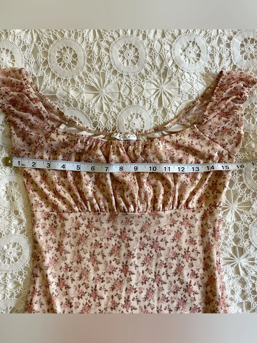 Vintage Y2K smart set pink floral dress - Picture 5 of 6